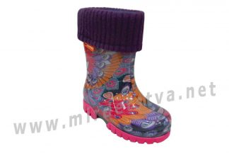 Резиновые сапоги для девочки Demar Twister Lux Print M 0038