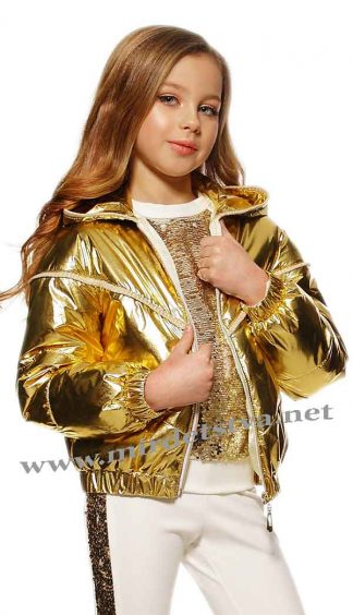 Куртка Lukas с люрексом золото 8130