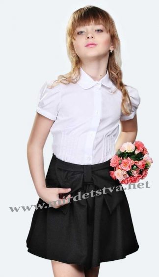 Белая блуза для девочки Lukas 1229