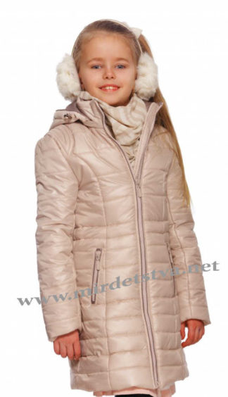Стильная удлиненная куртка на девочку Alfonso 511 D-085-A