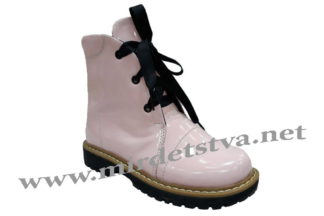 Модные розовые ботинки для девочек Tops Д-25.Н