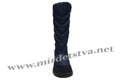 Высокие синие зимние сапоги на девочку Tigina 95951080