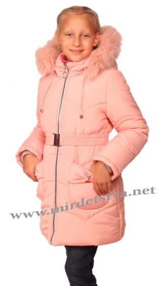 Зимняя куртка-пальто на девочку Nestta Bantik
