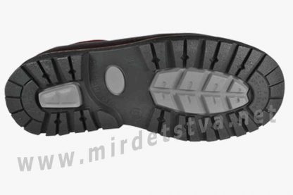 Бордовые ортопедические ботинки на шнурках 4Rest Orto 06-592