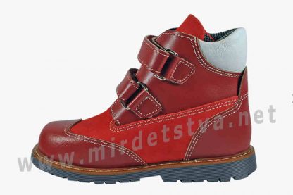 Красные ботинки для девочки демисезон ортопедия 4Rest Orto 06-586
