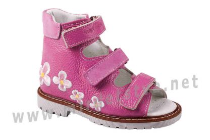 Розовые детские ортопедические сандалии 4Rest Orto 06-126