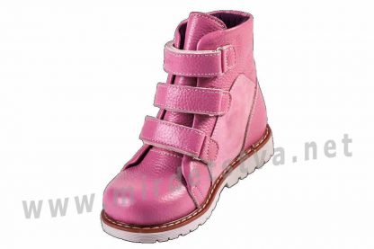 Розовые ортопедические ботинки на девочку 4Rest Orto 06-572