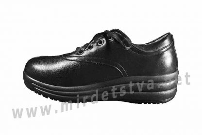 Черные женские ортопедические туфли на шнурках 4Rest Orto 17-016