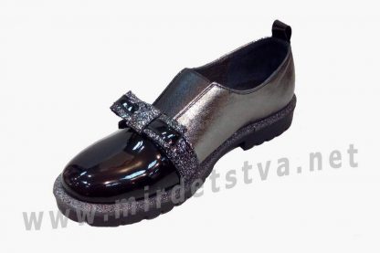 Модные детские туфли в школу для девочки Bistfor 97200/381/753