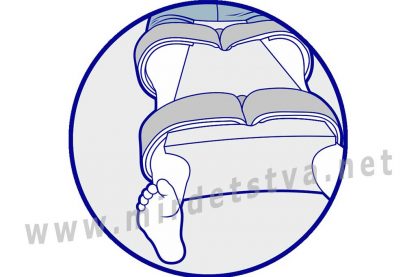 Ортопедическая подушка для фиксации бедер арт.j2506