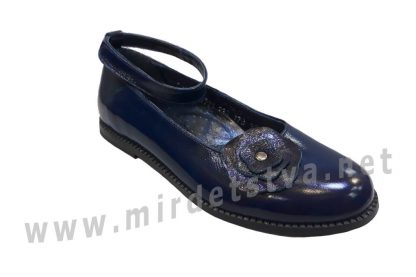 Синие туфли из натуральной кожи Bistfor 97721/230/173