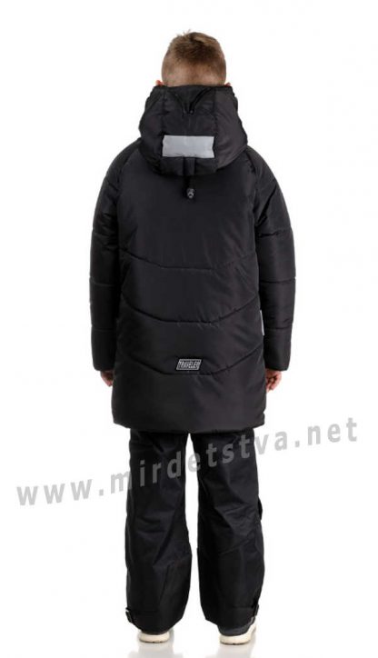 Черная зимняя куртка для мальчика Traveler Antmen