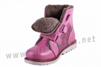 Розовые зимние ортопедические детские ботинки 4Rest Orto 06-754МЕХ
