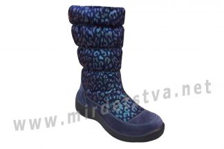 Синие зимние сапоги для девочек Floare 44157-1