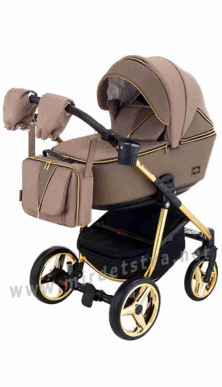 Коляска детская Adamex 2в1 Sierra Polar Gold SR430