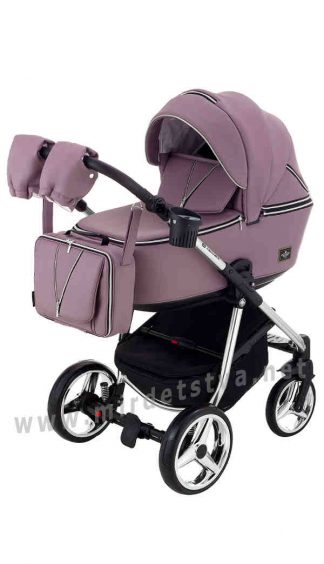 Современная коляска 2в1 Adamex Sierra Polar Chrome SR332