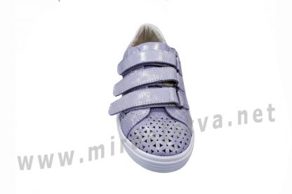 Кожаные кроссовки на липучках Jordan 7033 для девочки