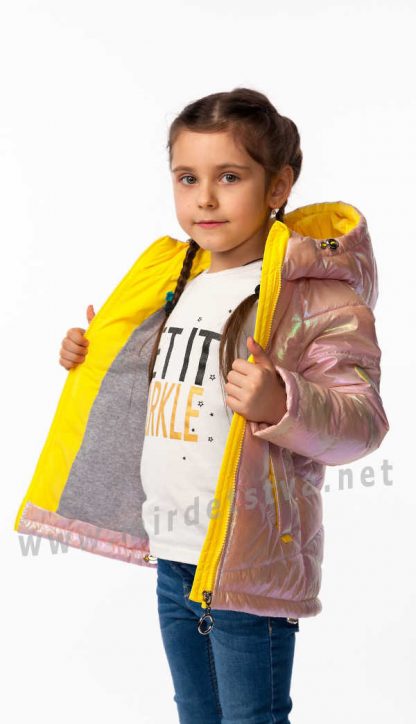 Весенняя куртка для девочки Nestta Raduga