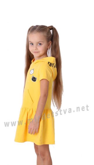 Яркое детское летнее платье Mevis 3736-03