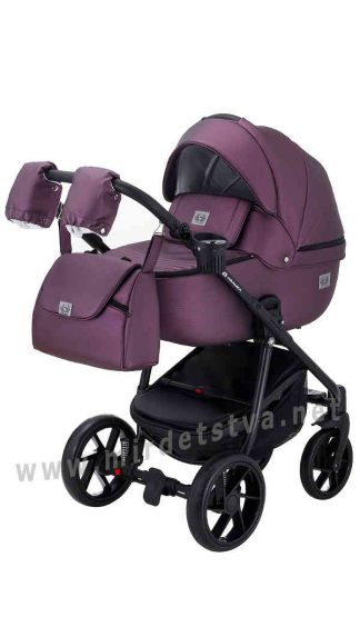 Фиолетовая коляска прогулочная Adamex Hybryd Plus Y233CZ