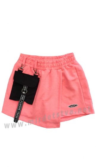 Подростковые юбка-шорты Cegisa 0082 коралловый неон