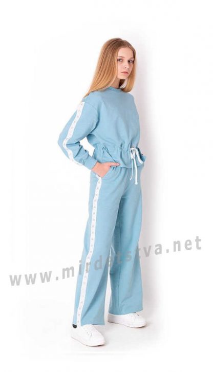 Прогулочный костюм со штанами клеш для подростка Mevis 3758-01