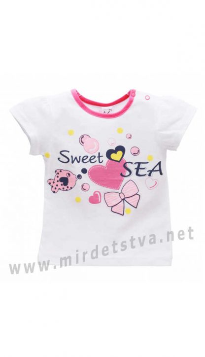 Детская футболка на девочку Valeri tex 1412-55-232-002