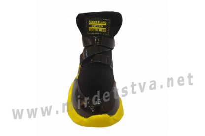 Легкие детские демисезонные ботинки на высокой подошве Clibee A95 black-yellow