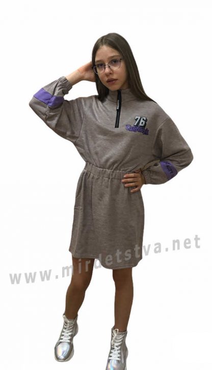Модное подростковое платье Mevis 3575-01