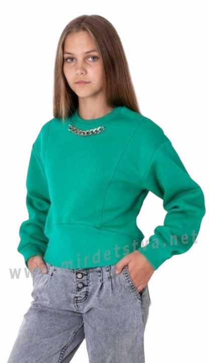 Теплый стильный джемпер на девочку — подростка Mevis 4023-02
