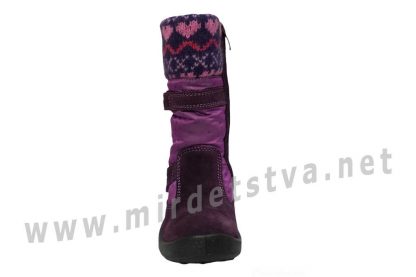 Фиолетовые детские зимние сапоги на мембране для девочки Floare 2323571130