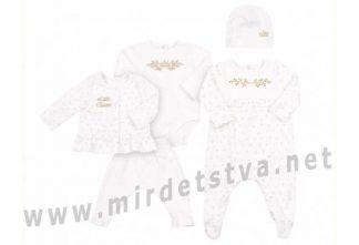 Комплект молочного цвета для девочки Бемби КП237