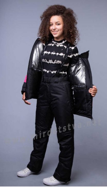 Термо куртка зимняя на мембране для девочки Traveler SKI фуксия