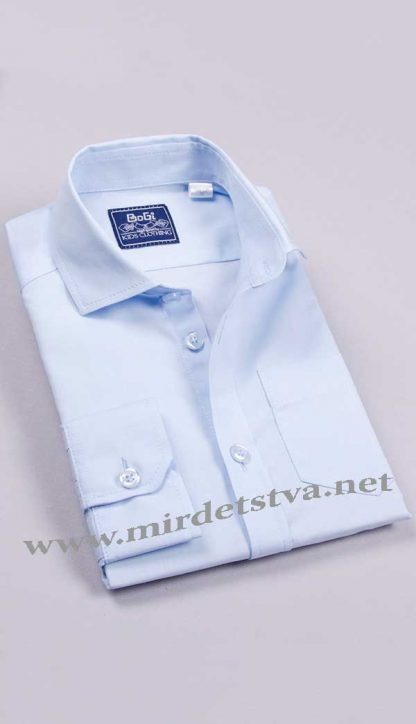 Рубашка для мальчика BoGi 001.001.0174.19 голубая